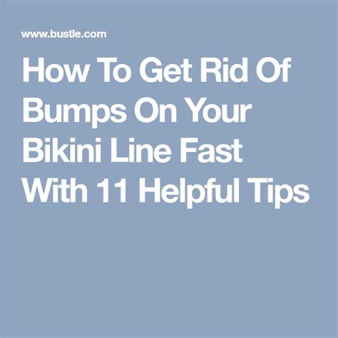 How To Get Rid Of Bumps On Your Bikini Line Fast With Helpful Tips 4422