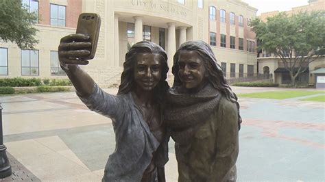 The Story Behind The Selfie Statue In Sugar Land