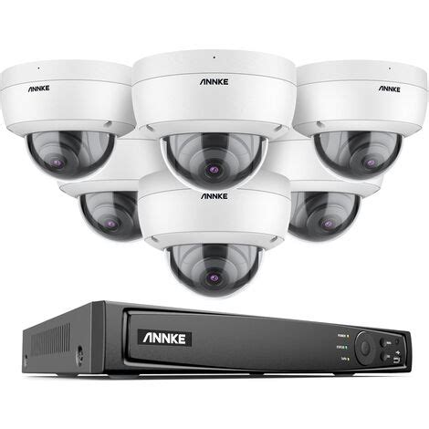 ANNKE 4K Kit de Vidéosurveillance PoE 68MP Caméras Vision Nocturne