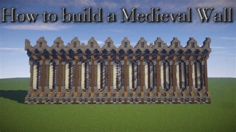 Minecraft Medieval Wall Minecraft Blog