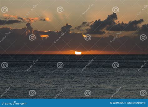 Jandia Beach Sunset, Fuerteventura Stock Photo - Image of ocean, sunset ...