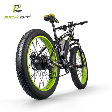 RICHBIT RT 022 1000W Electric Bike 26 Inch 4 0 Fat Tire Mountain Beach