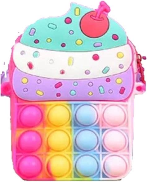 Ijs Pop It Tasje Regenboog Zachtkleur Ijs Cadeautip Pop It Tas