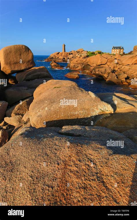 France Cotes d Armor Côte de Granit Rose Perros Guirec sur le