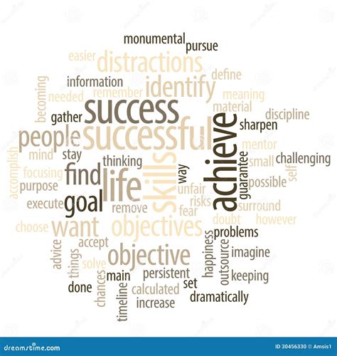 Success Word Cloud Stock Photo Image 30456330