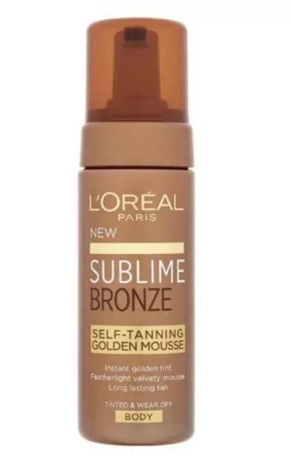 L Or Al Sublime Bronze Golden Mousse Autobronzant Corporelle Ml Eur