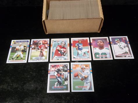 Lot Detail 1989 Topps Football Complete Set Of 396