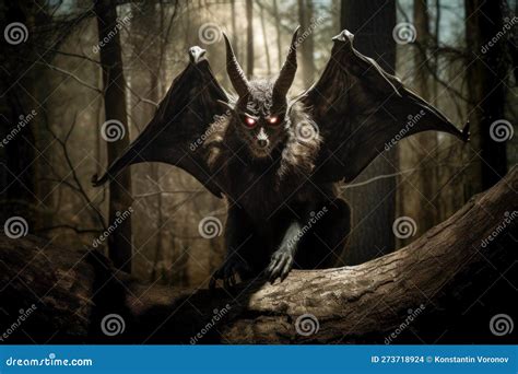 Jersey Devil Lurking In The Eerie Pine Barrens Forest Of New Jersey