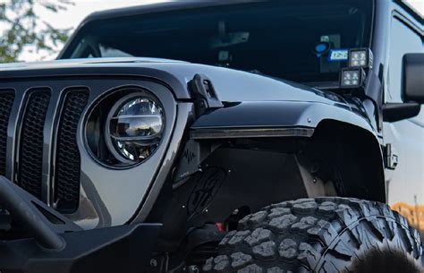 Quake Led Releases New Jeep Wrangler Jlgladiator Jt Slim Smoked Drl Fender Chop Kit For All