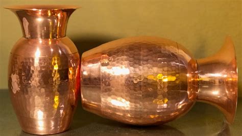 Flower Vase Copper Etsy