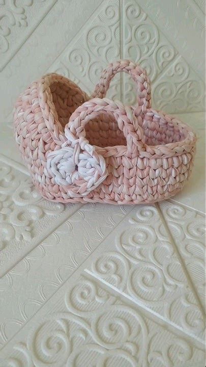 Обзор "Мини - люлька для куклы из трикотажной пряжи" - YouTube