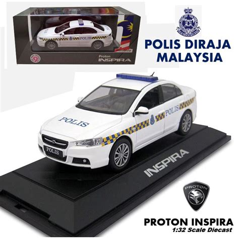 🚓132 Scale Proton Inspira Polis Police Diraja Malaysia Pdrm Limited