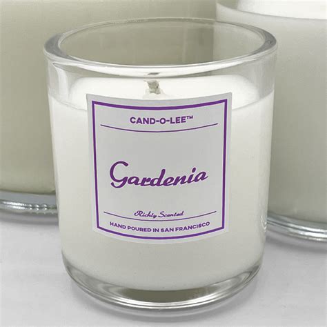 Gardenia Scented Candle - Blossoms of Tranquility - California Shop Small