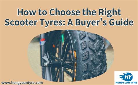 How To Choose The Right Scooter Tyres A Buyer S Guide