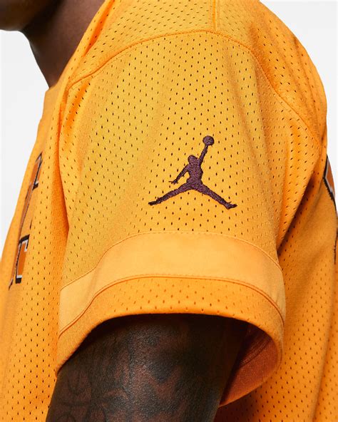 Air Jordan 14 Yellow Ferrari Mesh Jersey | SneakerFits.com