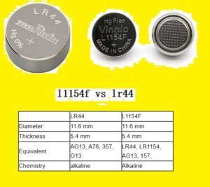 L1154F Battery Equivalent, Features, Dimensions & Application - The ...