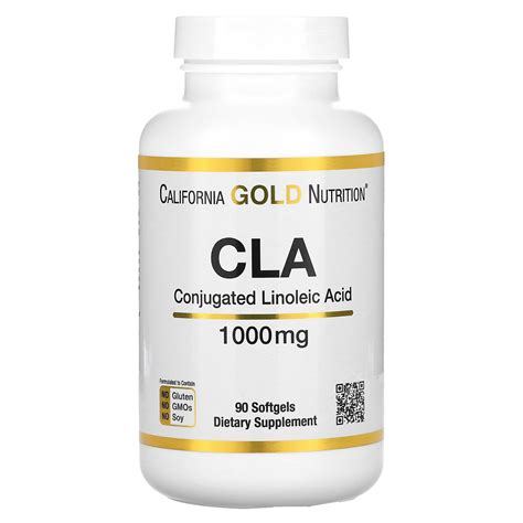 California Gold Nutrition Cla Conjugated Linoleic Acid Mg