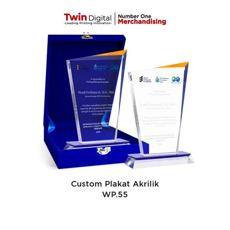 Plakat Kayu Akrilik Custom Premium Murah Jakarta Twin Digital