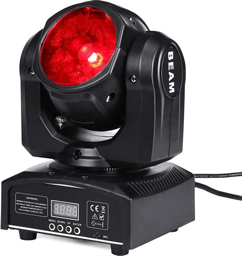 Potente Luz de Cabeza Móvil LED de 60W con haz RGBW 4in1 y Control DMX