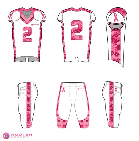 Breast Cancer Awareness Custom Breast Cancer Sports Uniforms Wooter Apparel