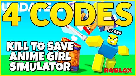 ⚔️3 New Codes ⚔️ All Working Codes For Kill To Save Anime Girl Simulator Roblox ⚔️ 2023 Youtube