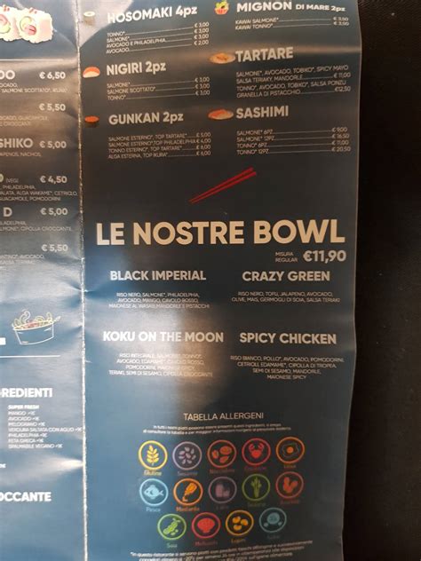 Menu Da Koku Poke N Roll Booba Z Bubble Tea Ristorante San Donato