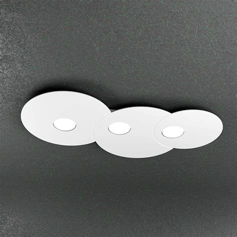 Plafoniera Cloud Lampadario Soffitto Luci Led Nuvola Bianco Metallo