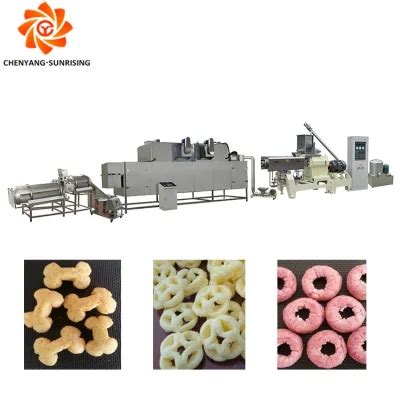 Corn Rice Cereals Extruder Twin Screw Puffing Equipment Snack Food