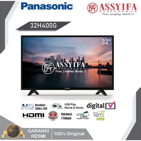 Jual Led Tv Panasonic Digital Tv Inch H G New Garansi Resmi