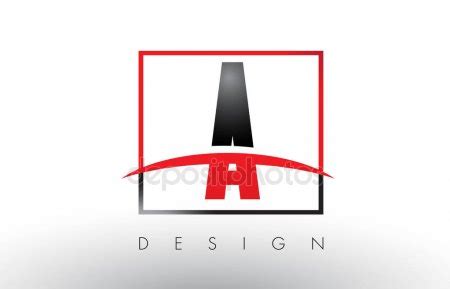 S Logo Letters With Red And Black Colors And Swoosh Stock Vector Image