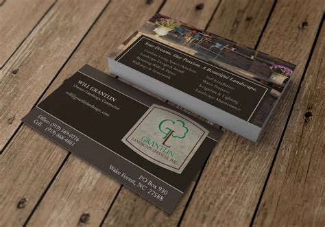 Landscaper Business Card Design – Redwood