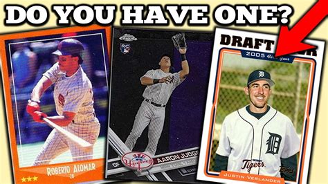 12 Baseball Cards Worth A LOT Of Money Sports Card Values YouTube