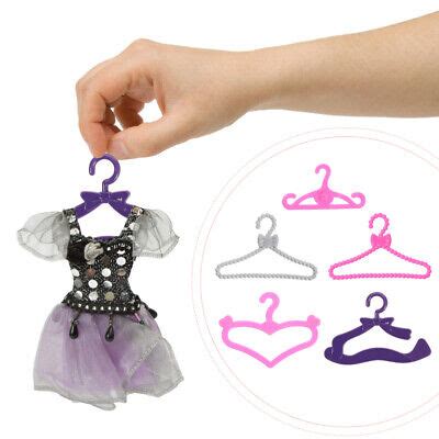 100 Pcs Puppenaufhänger Puppen Accessoire Aufhänger Mini Kleiderbügel