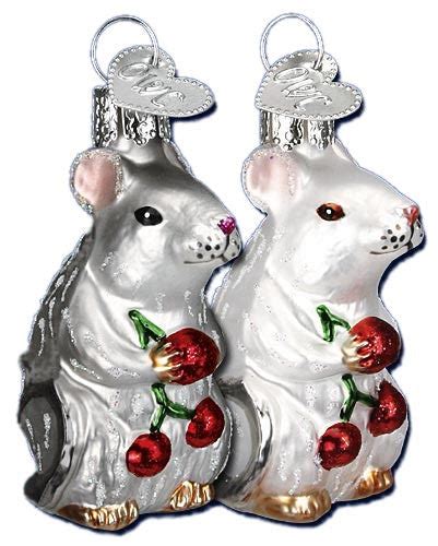 Mouse | Old World Christmas Glass Ornaments - TheHolidayBarn.com