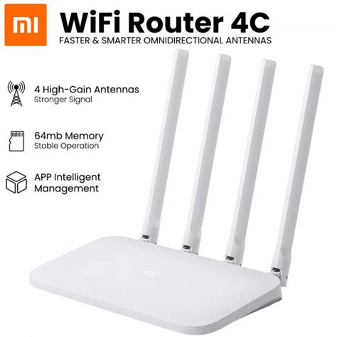 Xiaomi Mi Wifi Router C Easy Setup App Control Ram G Mbps