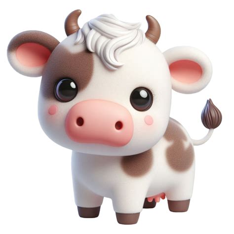 Cute Cow Character 37251848 Png