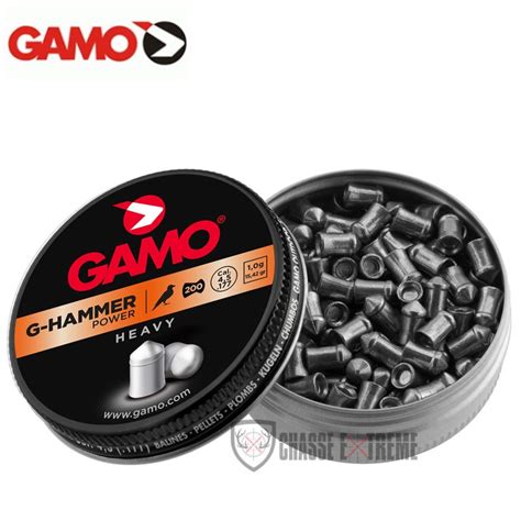 Plombs lourds GAMO G Hammer à tête pointue calibre 4 5 mm