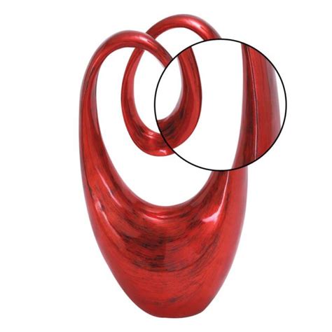 Litton Lane In X In Decorative Abstract Sculpture In Red