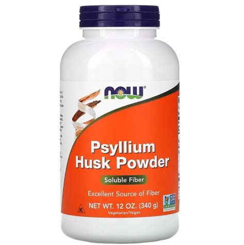 Casca de Psyllium em Pó 340g Now