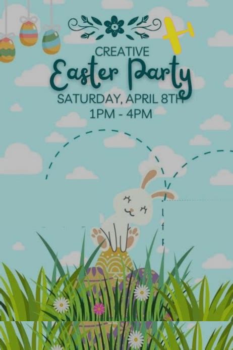 Easter party Template | PosterMyWall