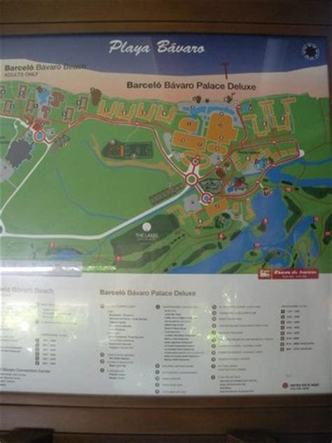 Barcelo Bavaro Beach Resort Map