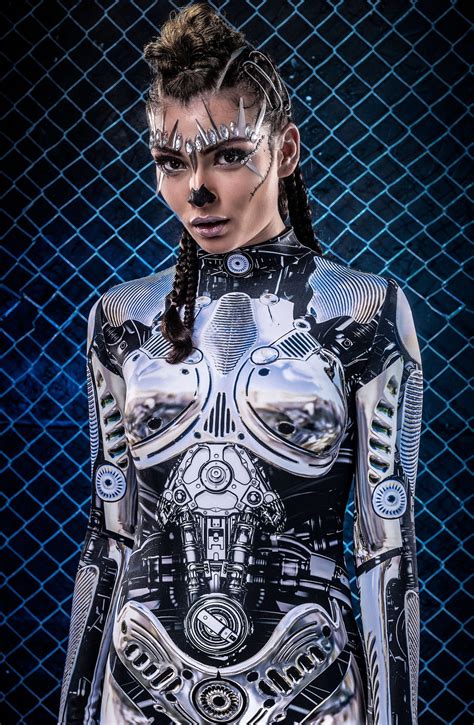 Robot Costume Women Cyberpunk Costume Cyberpunk Clothing Etsy