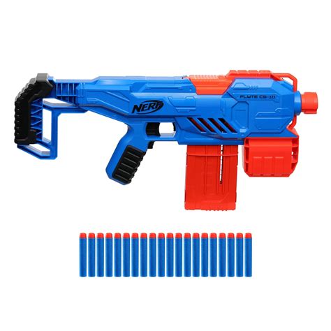 Nerf Alpha Strike Flyte CS 10 Motorised Blaster 10 Dart Clip Fed