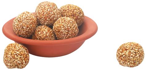 Sesame Caramel Laddu Png