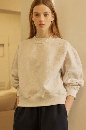 Rib Block Crop Sweatshirt Color Nonlocal