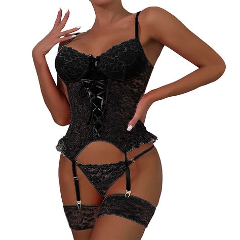 Szxzygs Lingerie For Women Women Fashion Mesh Lingerie Print Lingerie