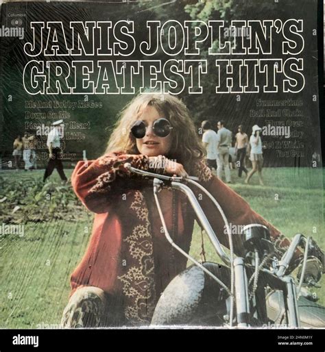 Janis Joplin Greatest Hits Album 1973 Rock Album Cover Youth Culture