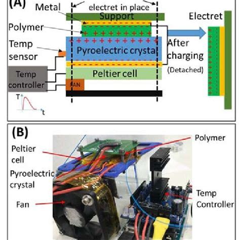 A Schematic Ofthe Experimental Setup Used For The Pyroelectric