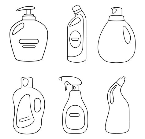 Liquid Detergent Drawing