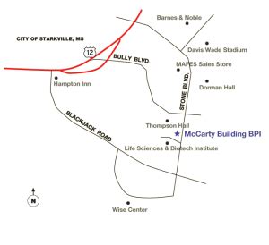 Starkville Map & Directions - Mississippi Department of Agriculture and ...